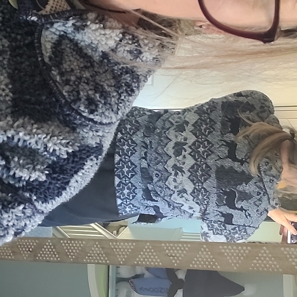 STUNNING VINTAGE CHRISTMAS/WINTER FLEECE TEDDY JACKET - Picture 3 of 12